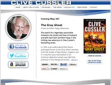 Tablet Screenshot of cusslerbooks.com